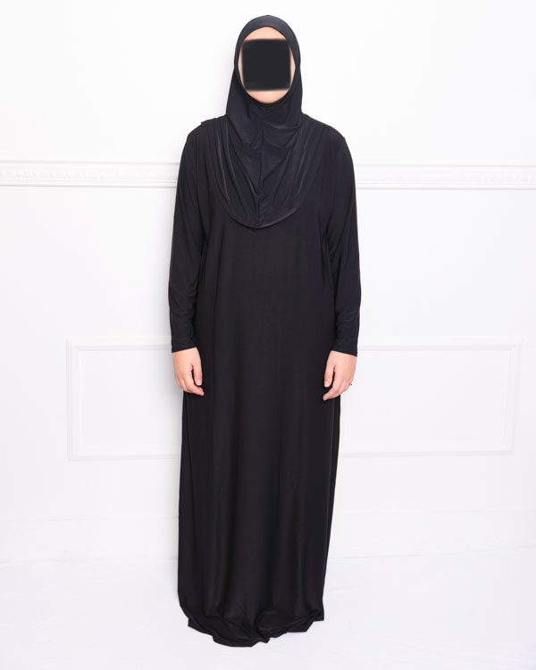 robe de prière tenue de prière ensemble de prière noir